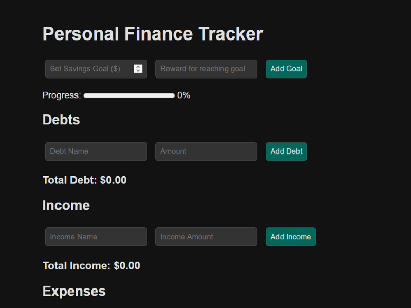Budget Tracker